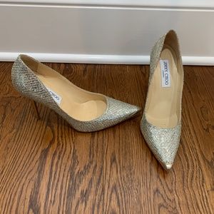 Jimmy Choo Glitter Point Pump